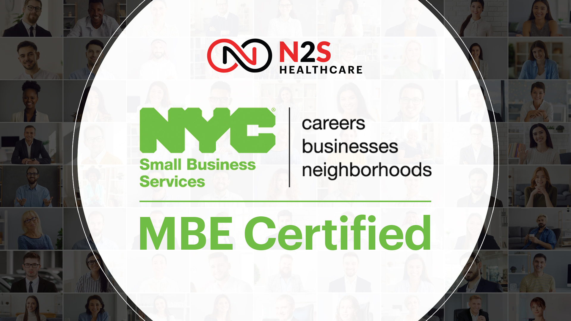 N2S healthcare is now MBE Certified by NYC Small Business Services